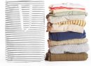 70L Freestanding Laundry Hamper, Collapsible Waterproof Clothes Basket with Easy Carry Long Handle, Washing Bag for Clothes, Toys (1 Pack, Grey)