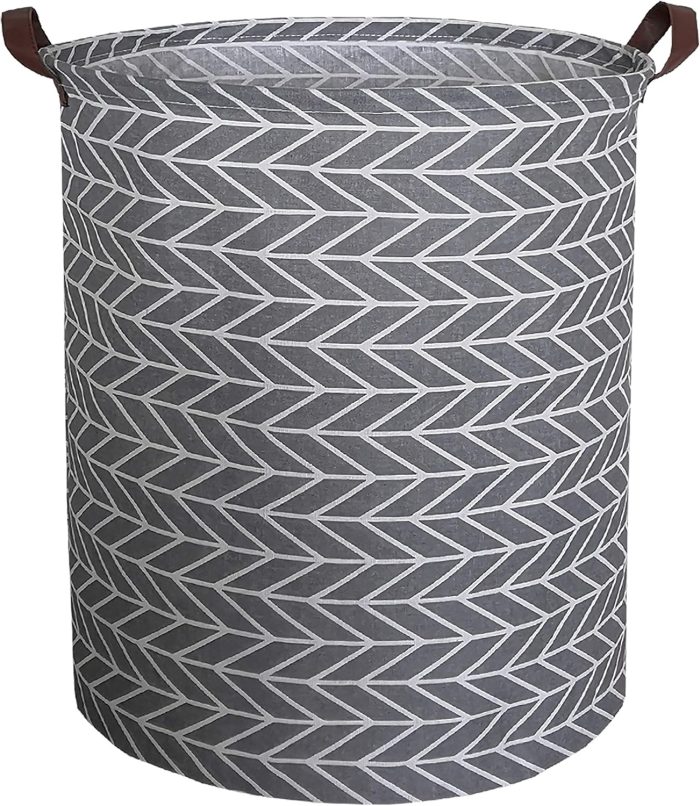 Large Round Storage Baskets,Collapsible Storage Bin, Dirty Laundry Hamper Baskets for Baby Boys and Girls, Office, Bedroom, Toys Nursery Kids Clothes Gift Basket(Arrowhead)